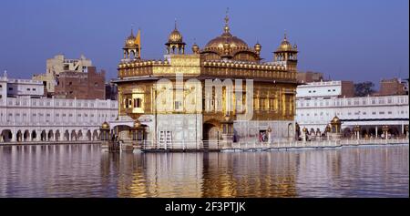 Goldener Tempel Hari Mandir in Amritsar, Indien,Ansicht/Ecke,16th Jahrhundert Stockfoto