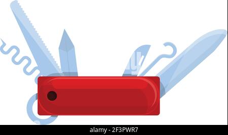 Symbol für Camping Multitool. Cartoon von Camping Multitool Vektor-Symbol für Web-Design isoliert auf weißem Hintergrund Stock Vektor