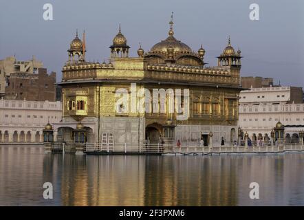 Goldener Tempel Hari Mandir in Amritsar, Indien,Ansicht/Ecke,16th Jahrhundert Stockfoto