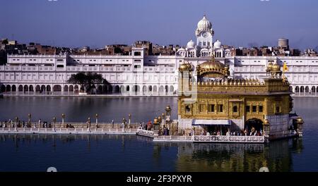 Goldener Tempel Hari Mandir in Amritsar, Indien,Ansicht,16th Jahrhundert Stockfoto