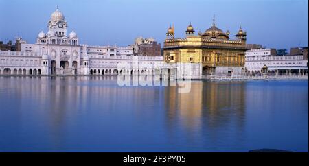 Goldener Tempel Hari Mandir in Amritsar, Indien,Ansicht,16th Jahrhundert Stockfoto