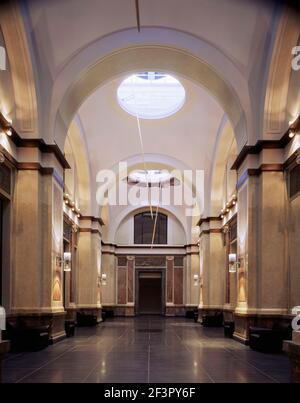 Bundesrat im em. Preußischem Herrenhaus, Berlin,Wandelhalle,Schweger+Partner, Hamburg Stockfoto