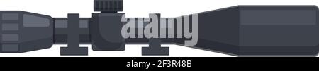 Army Teleskop-Visier-Symbol. Cartoon der Armee Teleskop-Vektor-Symbol für Web-Design isoliert auf weißem Hintergrund Stock Vektor