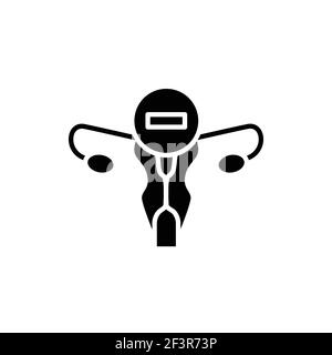 Symbol für die Linie der Unfruchtbarkeit. Skizzieren Sie das Piktogramm für die Webseite. Stock Vektor