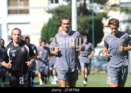 FUSSBALL - FRANZÖSISCHE MEISTERSCHAFT 2010/2011 - L1 - MISCS - TRAININGSSTARTSAISON DES FC LORIENT - 21/06/2010 - FOTO PASCAL ALLEE / HOT SPORTS / DPPI - GREGORY BOURILLON Stockfoto