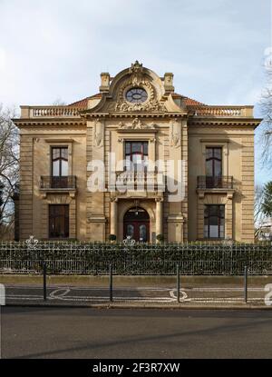 Villa Joseph Thyssen, erbaut 1898 von Kayser & von, Mulheim an der Ruhr, Nordrhein-Westfalen, Deutschland. Stockfoto