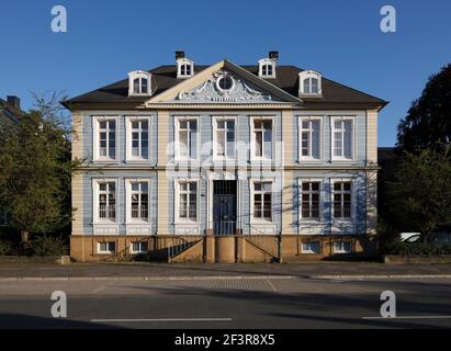 Villa neben dem Museum f¸r Fr¸hindustrialisierung und Engels-Haus, Wuppertal Barmen, Historisches Zentrum Stockfoto