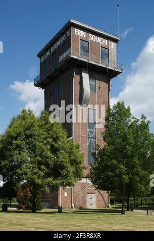 Hammerkopfturm, Castrop-Rauxel, Zeche Erin 3 Stockfoto