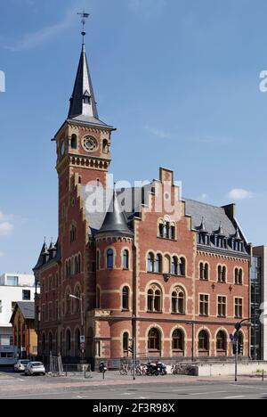 Ehemaliges Hafenamt, Kˆln, Rheinauhafen Stockfoto