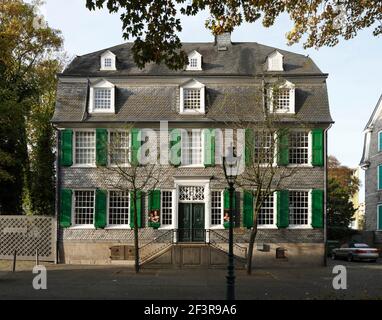 Museum f¸r Fr¸hindustrialisierung und Engels-Haus (Geburtshaus von Friedrich Engels), Wuppertal Barmen, Historisches Zentrum Stockfoto