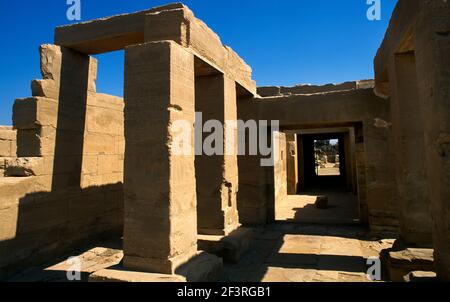 Luxor Ägypten Totentempel von Seti I Stockfoto