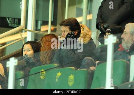 FUSSBALL - FRANZÖSISCHE MEISTERSCHAFT 2010/2011 - L2 - FC NANTES V CS LIMOUSINE - 17/12/2010 - FOTO PASCAL ALLEE / DPPI – WALDEMAR KITA (PRÄSIDENT VON NANTES) Stockfoto