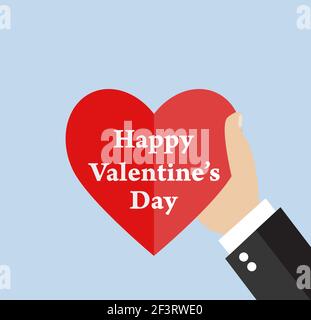 Valentinskarte Stock Vektor