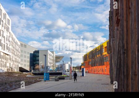 Wien, Wien: Wirtschaftsuniversität Wien im Jahr 02. Leopoldstadt, Wien, Österreich Stockfoto