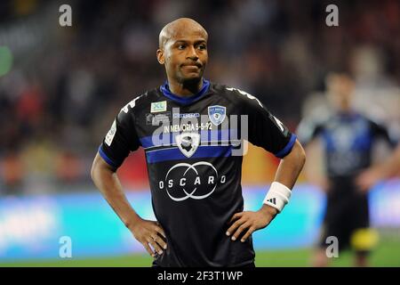 FUSSBALL - FRANZÖSISCHE MEISTERSCHAFT 2011/2012 - LE MANS FC V SC BASTIA - 4/05/2015 - FOTO PASCAL ALLEE / DPPI - Toifilou MAOULIDA Stockfoto