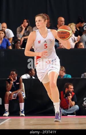 BASKETBALL - OPEN FEMININ 2012 - LYON / ARRAS - PARIS (FRA) - 22/09/2012 - FOTO PASCAL ALLEE / HOT SPORT / DPPI - 5 ROMY BAER (LYON) Stockfoto