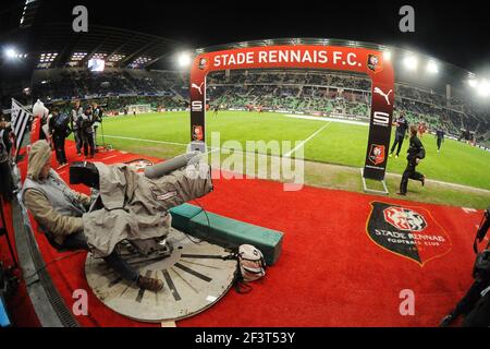 FUSSBALL - FRANZÖSISCHE MEISTERSCHAFT 2012/2013 - L1 - STADE RENNAIS V GIRONDINS BORDEAUX - 12/01/2013 - FOTO PASCAL ALLEE / DPPI - ILLUSTRATION STADE RENNAIS Stockfoto