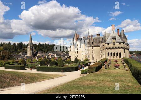 Chateau de Langeais, Loire-Tal, Frankreich Stockfoto