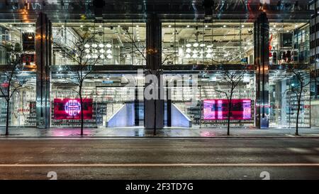 Adidas Flagship Store New York City USA Stockfotografie Alamy