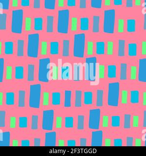 Helle Streifen in Pastellfarben. Nahtloses Muster. Für Stoffe, Papier, Babykleidung, Textilien, Verpackungen, Tapeten, Hintergründe und Postkarten. Stockfoto