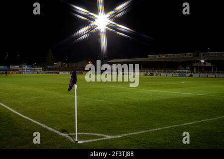 Bath, Großbritannien. März 2021, 17th. Ein allgemeiner Blick auf den Twerton Park. Barclays Women's Super League match, Bristol City Women gegen Manchester City Women at Twerton Park in Bath, Avon on Wednesday 17th March 2021. Dieses Bild darf nur für redaktionelle Zwecke verwendet werden. Nur redaktionelle Verwendung, Lizenz für kommerzielle Nutzung erforderlich. Keine Verwendung in Wetten, Spiele oder ein einzelner Club / Liga / Spieler Publikationen. PIC von Lewis Mitchell / Andrew Orchard Sport Fotografie / Alamy Live News Kredit: Andrew Orchard Sport Fotografie / Alamy Live News Stockfoto