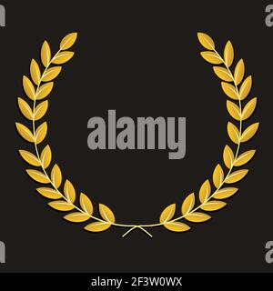 Lorbeerkranz. Stock Vektor