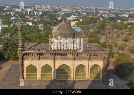 Gol Gumbaz von Adil Shah, Sultan von Bijapur.das Grab befindet sich in Bijapur (Vijayapura), Karnataka in Indien. Stockfoto