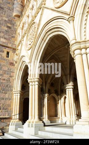 Saint John's Cathedral in Brisbane, Australien. Stockfoto