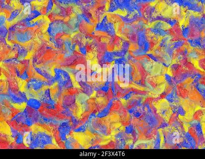 Abstrakte helle Farbe Strich Hintergründe. Warme Sommer Muster Stockfoto