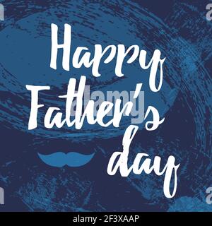Alles gute zum Vatertag. Vektor-Illustration, flaches Design Stock Vektor
