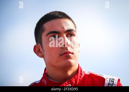 ALESI Giuliano, Trident, Portrait während der FIA GP3 Meisterschaft 2018, Spanien, in Barcelona Catalunya vom 11. Bis 13. Mai - Foto Sebastiaan Rozendaal / DPPI Stockfoto