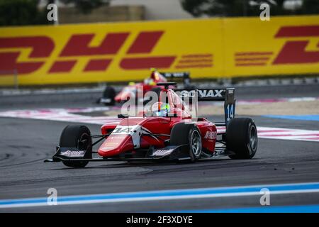 14 AUBRY Gabriel, (Fra), GP3 Serie Team Arden International, Aktion während der 2018 FIA GP3 Meisterschaft in Frankreich am 22. Bis 24. juni in Le Castellet - Foto Sebastiaan Rozendaal / DPPI Stockfoto