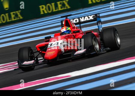 14 AUBRY Gabriel, (Fra), GP3 Serie Team Arden International, Aktion während der 2018 FIA GP3 Meisterschaft in Frankreich am 22. Bis 24. juni in Le Castellet - Foto Sebastiaan Rozendaal / DPPI Stockfoto