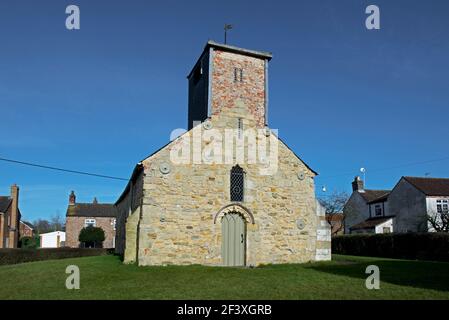 St. Giles Kirche im Dorf Bielby, East Yorkshire, England Stockfoto