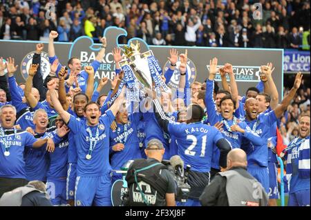 PREMIERSHIP FUSSBALL. CHELSEA V WIGAN. CHELSEA GEWINNT DIE MEISTERSCHAFT. 8/5/2010. BILD DAVID ASHDOWN Stockfoto