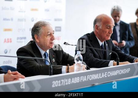 TODT Jean (Fra) FIA Präsident, Portrait während der Formel E Meisterschaft 2018, in Rom, Italien, 14. Bis 15. april - Foto Francois Flamand / DPPI Stockfoto