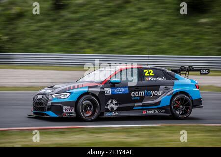 22 VERVISCH Frederic, (bel), Audi RS3 LMS TCR Team Comtoyou Racing, Aktion beim FIA WTCR World Touring Car Cup 2018 in Zandvoort, Niederlande vom 19. Bis 21. Mai - Foto Francois Flamand / DPPI Stockfoto