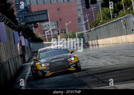 20 DUPONT Denis, (bel), Audi RS3 LMS TCR Team Comtoyou Racing, Aktion während des FIA WTCR World Touring Car Cup 2018 in China, vom 5. Bis 7. oktober in Wuhan - Foto Marc de Mattia / DPPI Stockfoto