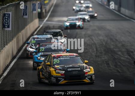 20 DUPONT Denis, (bel), Audi RS3 LMS TCR Team Comtoyou Racing, Aktion während des FIA WTCR World Touring Car Cup 2018 in China, vom 5. Bis 7. oktober in Wuhan - Foto Marc de Mattia / DPPI Stockfoto