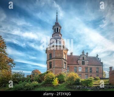 KRISTIANSTAD, SCHWEDEN - 13. OKTOBER 2018:das Karsholm-Schloss in Kristianstad Gemeinde. Stockfoto