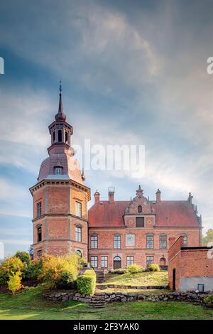 KRISTIANSTAD, SCHWEDEN - 13. OKTOBER 2018:das Karsholm-Schloss in Kristianstad Gemeinde. Stockfoto