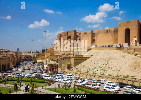 Irak, Kurdistan, Erbil, Die Zitadelle Stockfoto