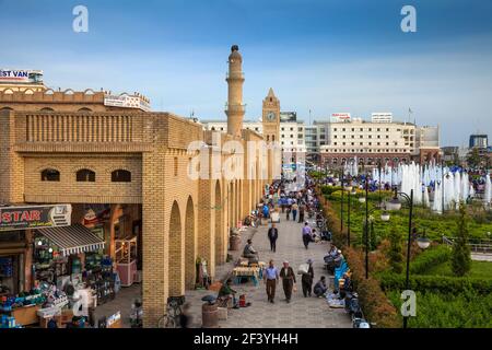 Irak, Kurdistan, Erbil, Shar Park und Qaysari Bazaar Stockfoto