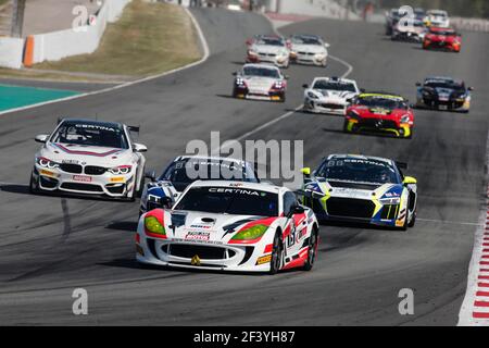 15 IBANEZ Lluc (esp), LLOVERAS Xavier (esp), Ginetta G55 GT4 Team NM Racing Team, Aktion während 2018 FFSA GT Circuit französische Meisterschaft, in Barcelone, Spanisch vom 28. Bis 30. september - Foto: Xavi Bonilla / DPPI Stockfoto