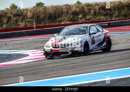 17 L'ESPACE Bienvenue (FRA), Eric Debard (FRA), Ricardo Van der Ende (NDL), BMW M4 GT4 Aktion während der 2018 FFSA GT Circuit französisch Meisterschaft, vom 12. Bis 14. oktober in Le Castellet, Frankreich - Foto Thomas Fenetre / DPPI Stockfoto