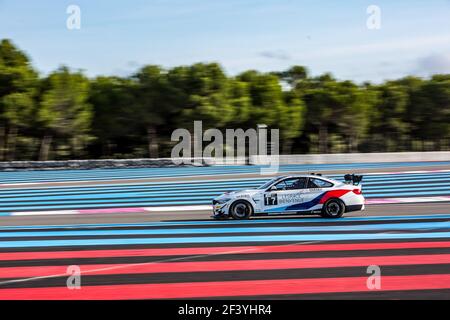 17 L'ESPACE Bienvenue (FRA), Eric Debard (FRA), Ricardo Van der Ende (NDL), BMW M4 GT4 Aktion während der 2018 FFSA GT Circuit französisch Meisterschaft, vom 12. Bis 14. oktober in Le Castellet, Frankreich - Foto Thomas Fenetre / DPPI Stockfoto