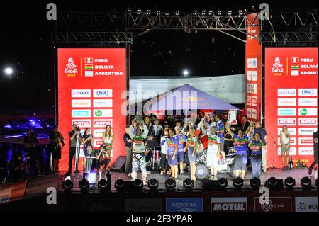 CASALE IGNACIO (CHL), YAMAHA, Quad, Porträt während der Dakar 2018, Ziel, Podium Cordoba, Argentinien, januar 20 - Foto DPPI Stockfoto