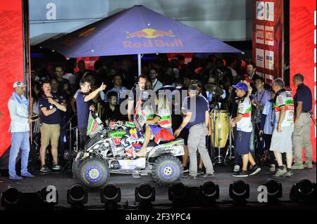 CASALE IGNACIO (CHL), YAMAHA, Quad, Porträt während der Dakar 2018, Ziel, Podium Cordoba, Argentinien, januar 20 - Foto DPPI Stockfoto