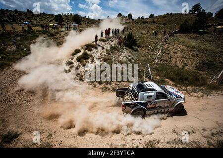 208 POREM RICARDO (PRT), SÜDRENNEN, FORD RANGER, Auto, Auto während der Baja Aragon, vom 20. Bis 22. juli in Teruel, Spanien - Foto: Xavi Bonilla / DPPI Stockfoto