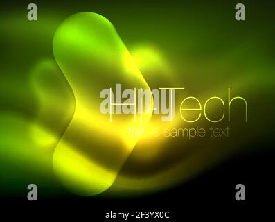 Verschwommen Pfeile im dunklen Raum. Neon Zeiger, Glas glänzende Design, abstrakte glänzend Techno Hintergrund, Web Banner. Verschwommen Pfeile im dunklen Raum. Neon Zeiger, Glas glänzende Design, abstrakte glänzend Techno Hintergrund, Webbanner, Vector Illustration Stock Vektor